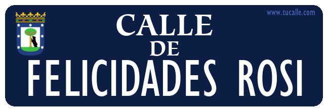 cartel_de_calle-de-FELICIDADES ROSI_en_madrid_antiguo
